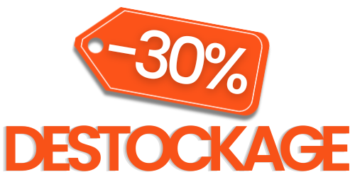 Promo déstockage : craquez pour cet article à -30% ! (uniquement valable pour les produits issus de notre stock = point vert sans option)