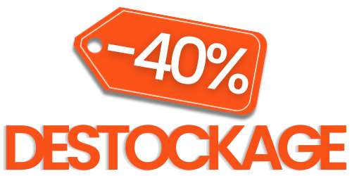 Promo déstockage : craquez pour cet article à -40% ! (uniquement valable pour les produits issus de notre stock = point vert sans option)