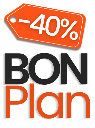 Promo "Bon plan" : craquez pour cet article à -40% !