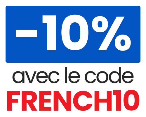 -10% avec le code FRENCH10