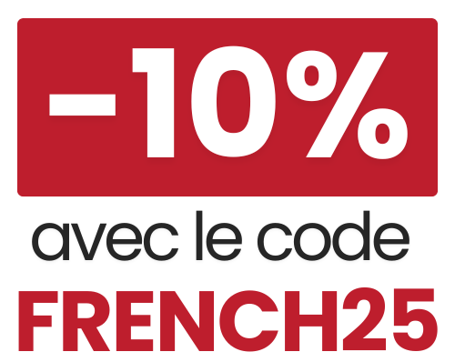 -10% avec le code FRENCH25