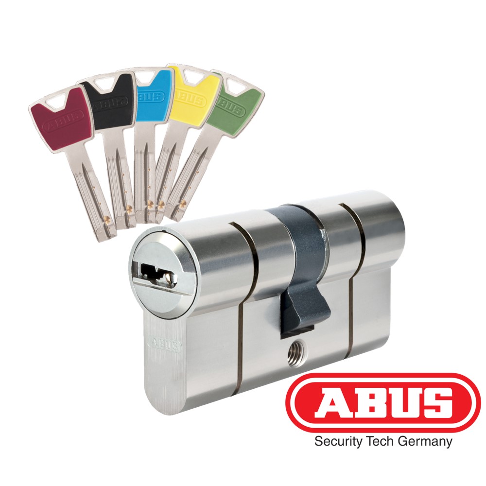 Cylindre De Serrure Haute Sécurité ABUS D66 – Débrayable Avec Entrebâilleur – Argenté
