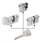 Cylindres entrouvrants ouverture mêmes clés ABUS D6