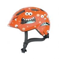 Casque pour enfants et bébé Abus Smiley 3.0 Orange Monster de profil