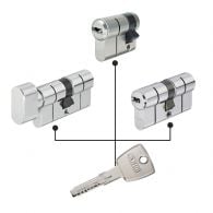 Cylindres entrouvrants ouverture mêmes clés ABUS D6