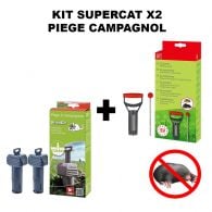 kit supercat X2 piege campagnol