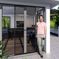 montage moustiquaire coulissante anthracite