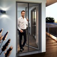 montage moustiquaire plissée porte premium