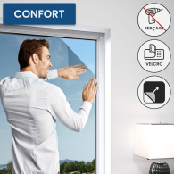 Moustiquaire fenetre sans percer à configurer 