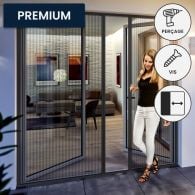moustiquaire plissee double porte pictos