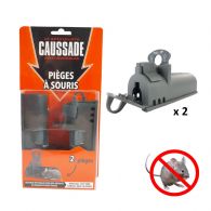 Piège attrape souris sécurisé Caussade x2