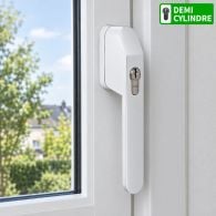 Poignée de fenêtre demi cylindre
