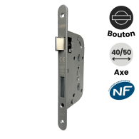 serrure a encastrer à bouton abus