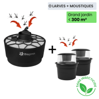 Pack anti moustique efficace Biogents Mosquitaire et BG GAT Reflect
