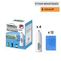 Thermacell recharge anti moustique 48h