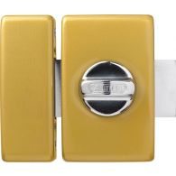 Verrou porte ABUS VEC-S à bouton compatible cylindre EC-S