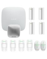 Ajax alarme StarterKit Max + sirene exterieur blanc