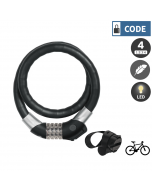 Antivol pour vélo à code Raydo Pro ABUS 1460/85 avec support de transport