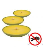 Bougie anti moustique citronnelle bambou x3