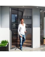 installation rideau de porte moustiquaire windhager