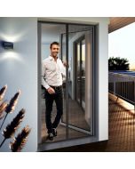 montage moustiquaire plissée porte premium