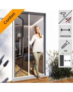 montage moustiquaire porte enroulable