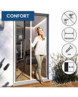 moustiquaire enroulable pour porte confort