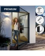 moustiquaire porte battante cadre premium pictos