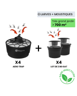 Attrape moustique pack xxl mosquitaire bg gat aero trap picto