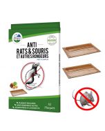 Plaque de glu anti souris et rats grand format