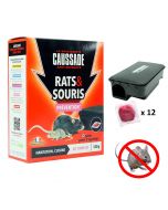 raticide kit complet anti rat et souris caussade
