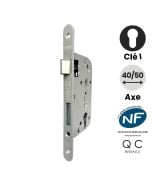 serrure a encastrer avec cylidnre nf abus