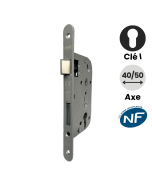serrure a encastrer avec cylidnre nf abus
