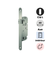 Serrure magnétique à trou de clé L Abus MAGN - Axe 40
