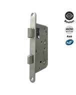 serrure à encastrer à condamnation grise modèle abus se-bat nf qc  niveau 2 normes française