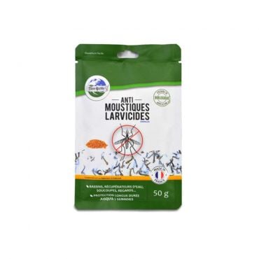 Larvicide Anti-Moustiques PROTECT EXPERT – Granulés Longue Durée 5 Semaines – Efficace Contre Moustique Tigre – 100g