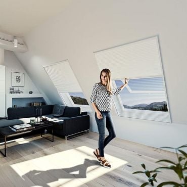 Moustiquaire plissée pour fenêtre Aluminium 80x120 cm - Moustiquaire