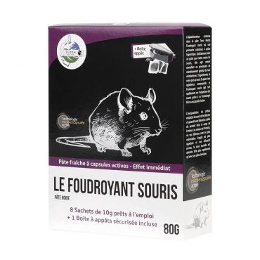 Poison souris foudroyant 5 boites sécurisées