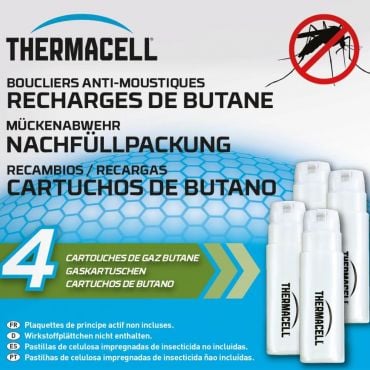 Recharge butane repulsif moustique Thermacell 4x 12h - ProtectHome