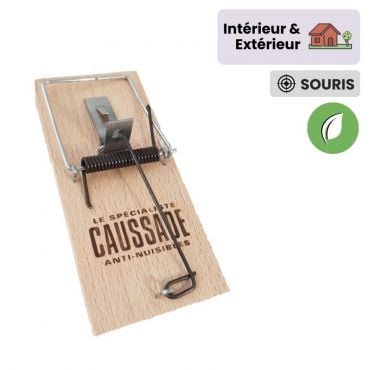 Tapette à souris en bois