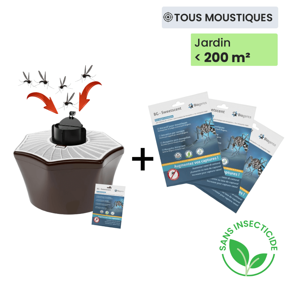 Pack saison bg mosquitaire avec recharge 6 mois