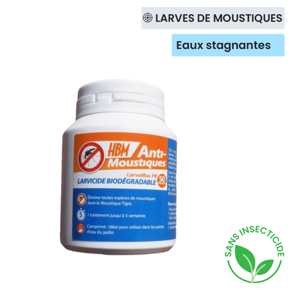 Larvicides Anti-moustiques BTI Pour Fosse Septique - Neuf 500g