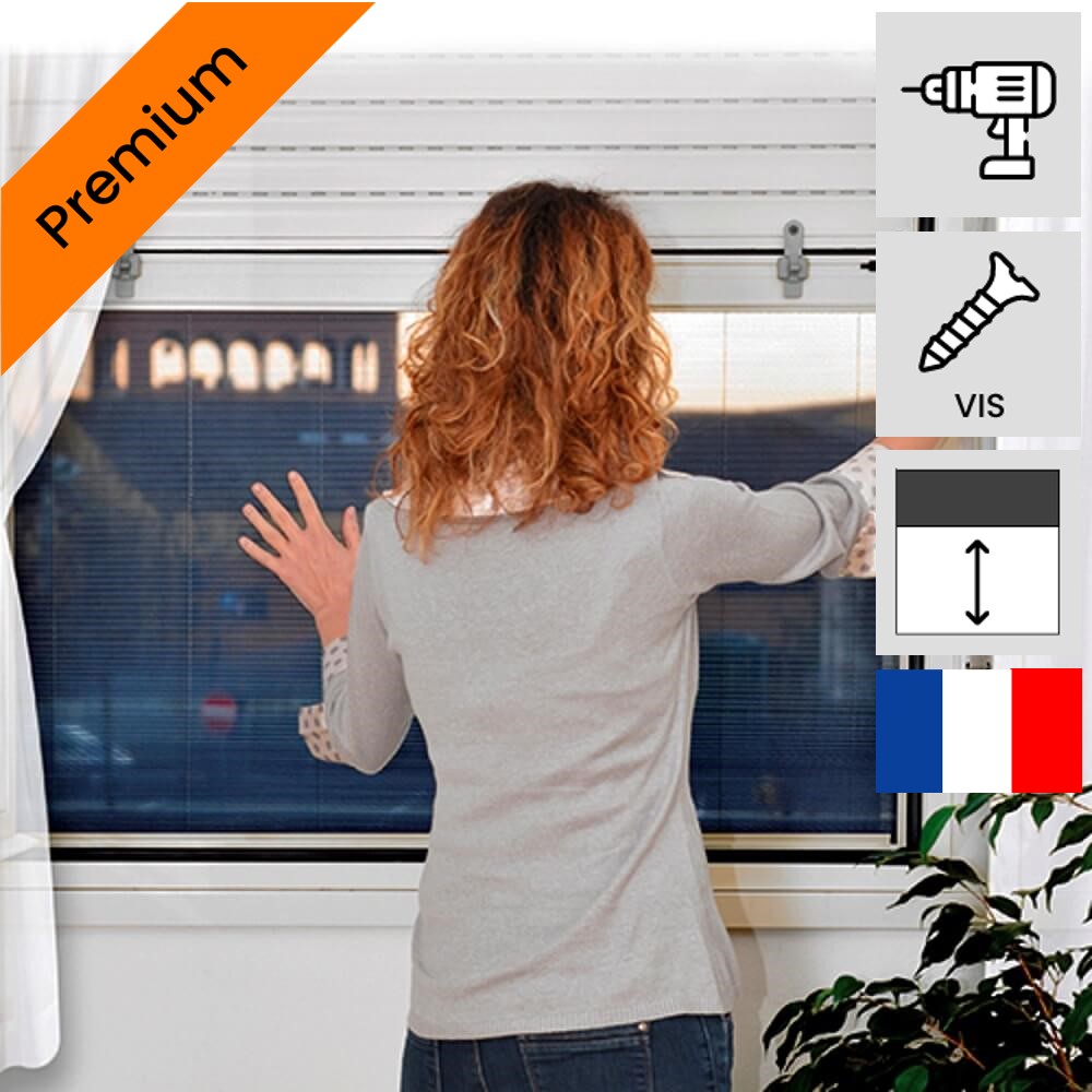 Moustiquaire enroulable re-coupable Premium fenêtre - 100% Volet Roulant
