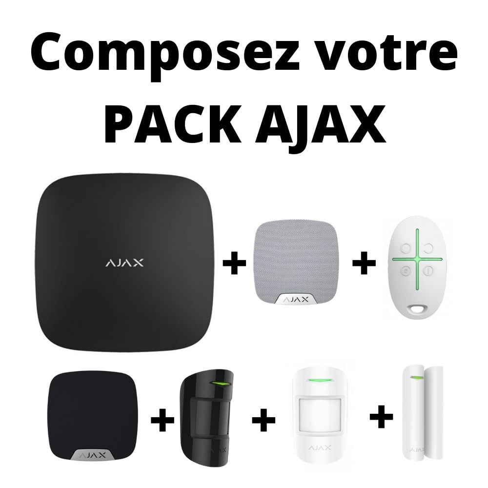 Configurez votre Pack Alarme Ajax au meilleur prix