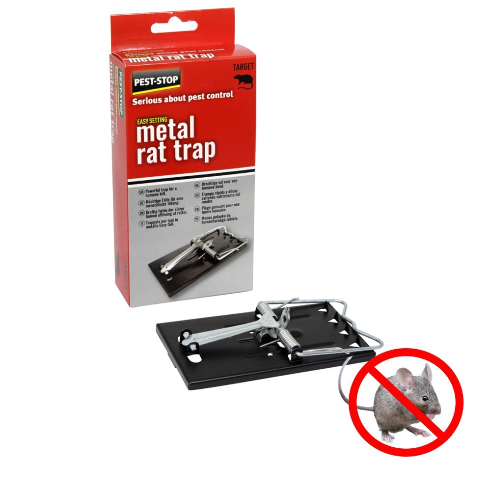 Tapette a rat métal puissante  Le piege rat en metal efficace
