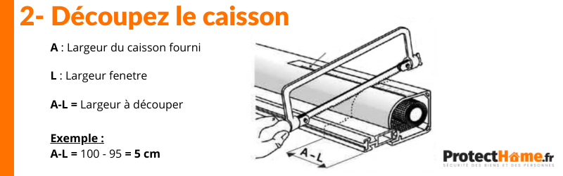 2-Decoupez le caisson