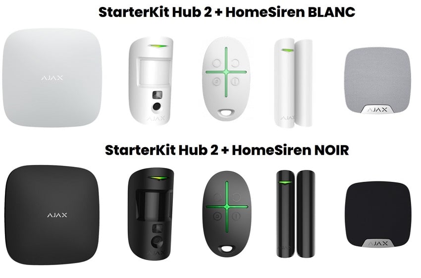 Starterkit AJAX hub 2 Home siren