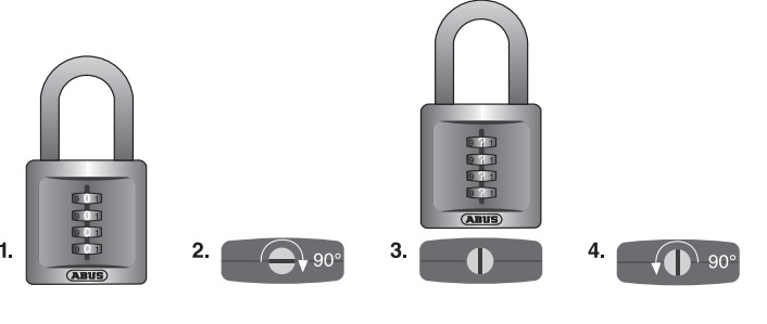 Utilisation du cadenas ABUS 158 65