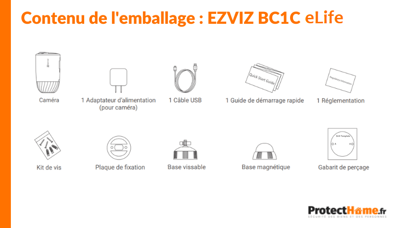 caméra wifi autonome ezviz elife accessoires caméra wifi autonome ezviz elife accessoires