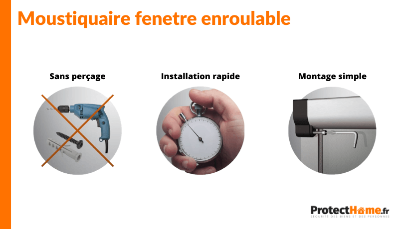 Avantages de la moustiquaire enroulable 